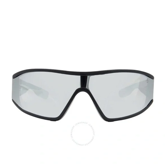 rag & bone Sleek Black Sunglasses with Reflective Lenses - Picture 2 of 7